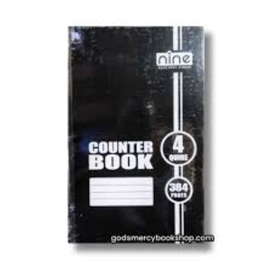NINE COUNTER BOOK 4QUIRE